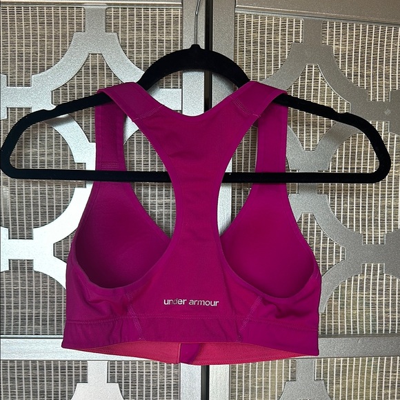 Under Armour Pink Athletic Sports Bra with Racerback - Picture 5 of 6